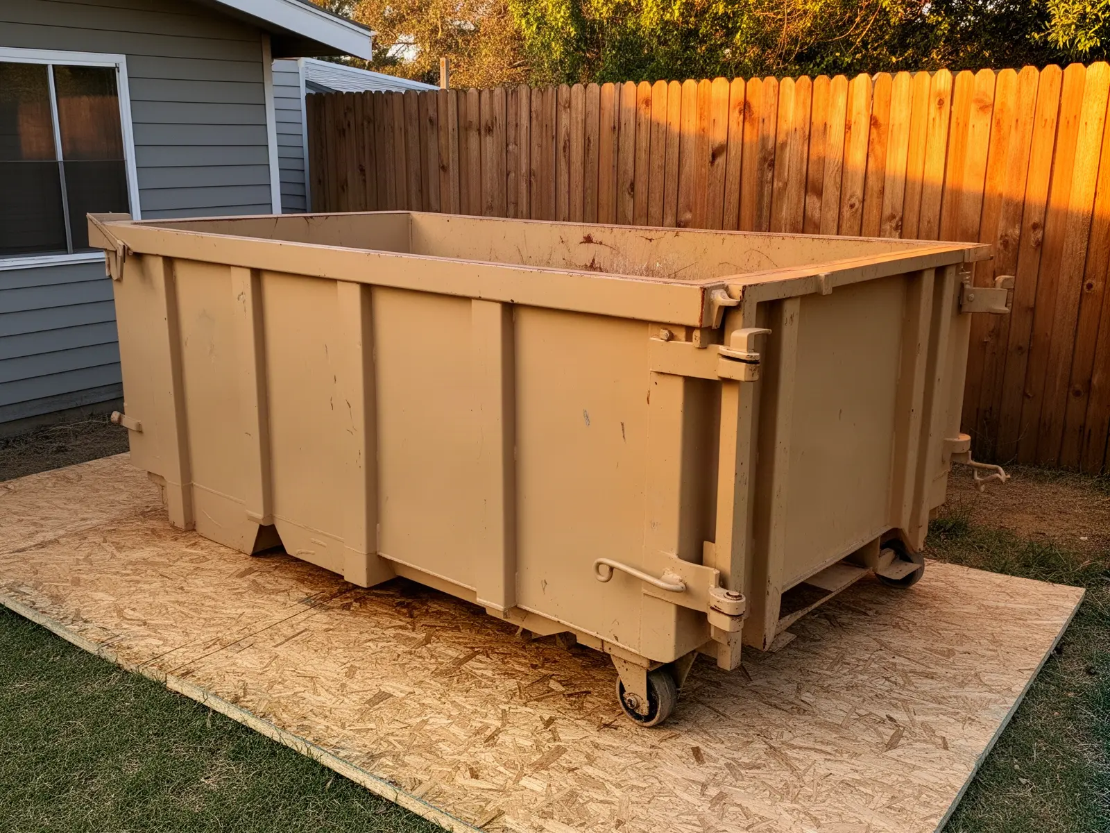 Roll-off dumpster from McMahon & Patrick Dumpster Express in Cypress, CA